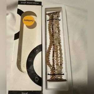 Airspo Beaded Smart Watch Band, beaded 6”-6.9 NWOT